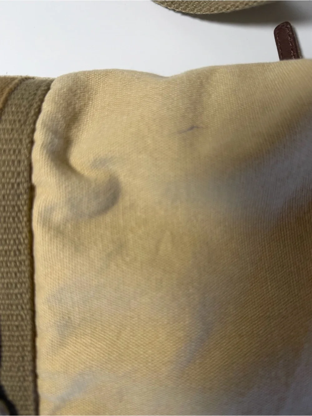 Relic 67 by Fossil Canvas Messenger Bag in Beige